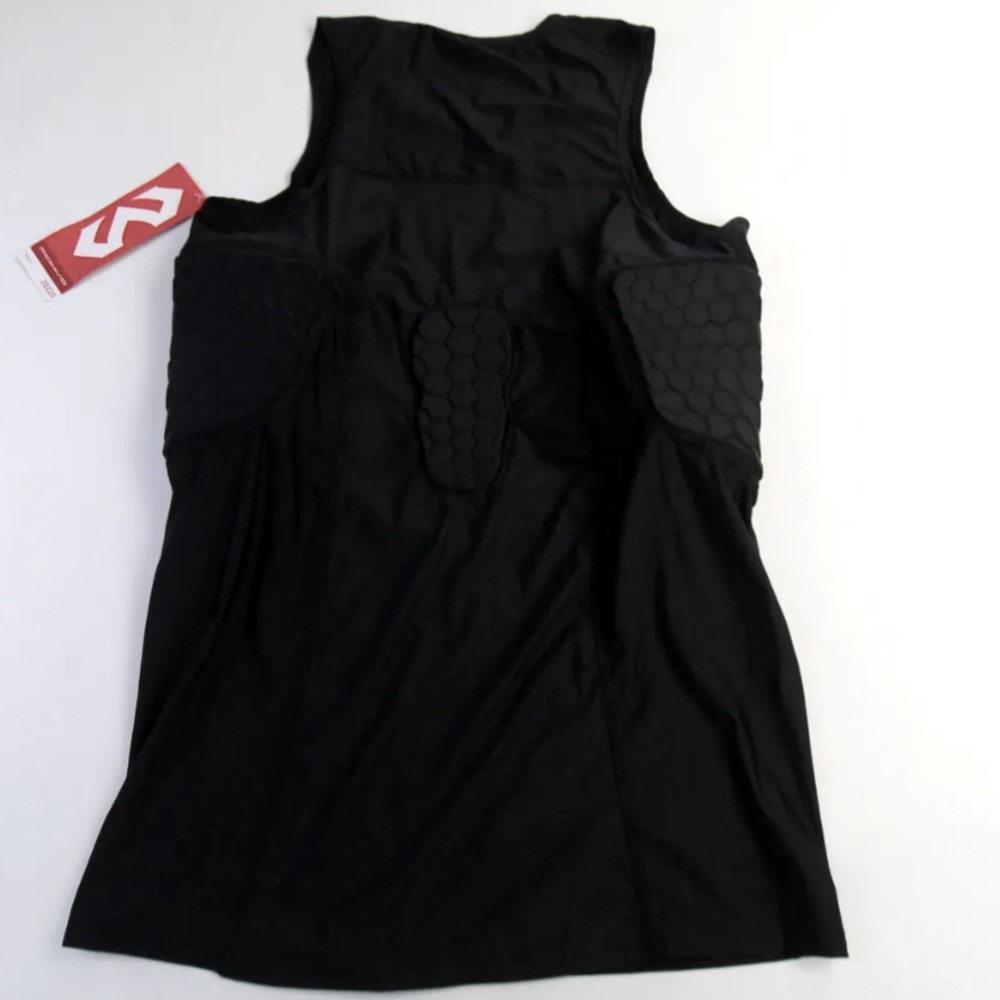 NWT MC David hex padded compresión top men’s black size small